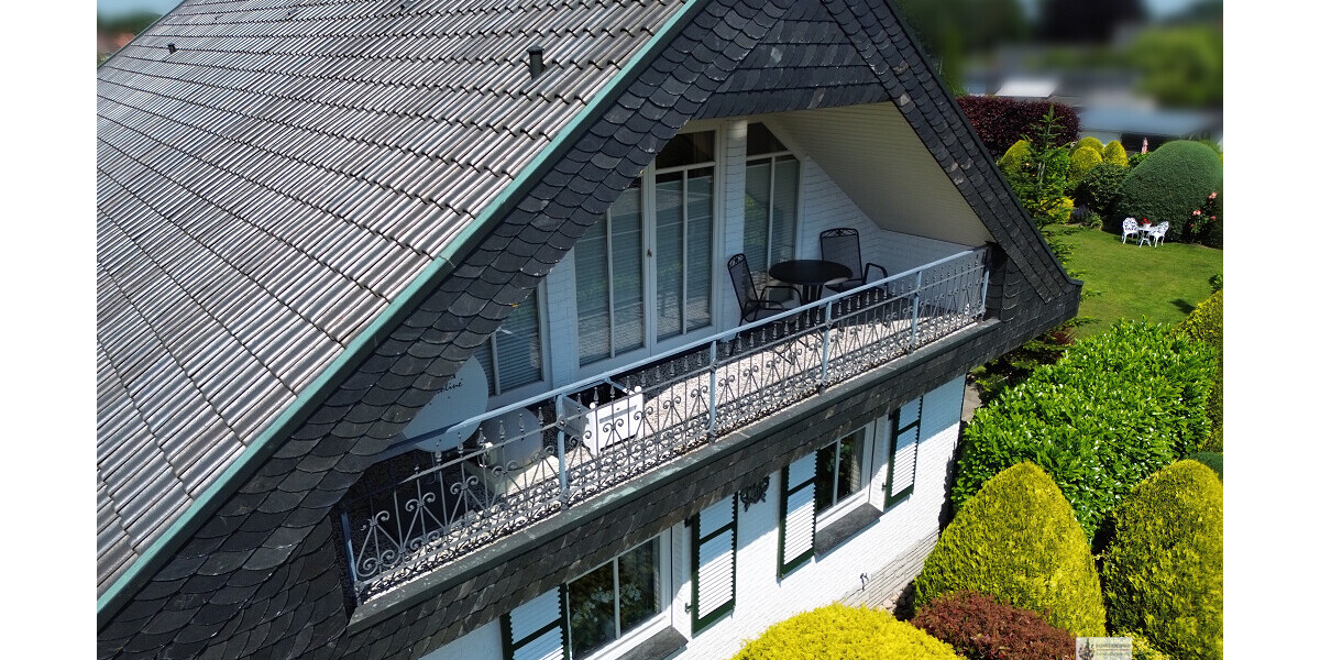 Loggia zum Sonnenuntergang