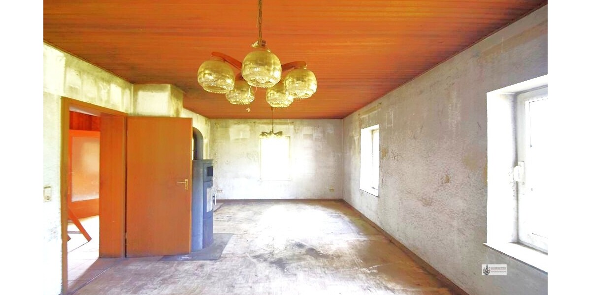 Wohnzimmer mit Kaminofen